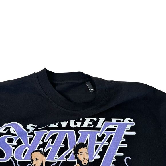 Jaae Editz Los Angeles Lakers NBA Champions 2020 T-Shirt Oversized Medium LeBron - Picture 2 of 5